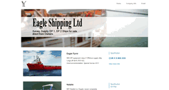 Desktop Screenshot of eagleshippingltd.com