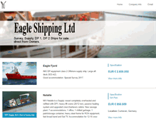 Tablet Screenshot of eagleshippingltd.com